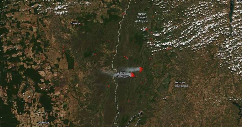 Nasa satélite floresta amazônica