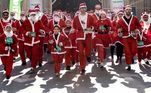 NMACEDONIA-CHRISTMAS-RUNNING
Participants dressed as 'Santa Claus' take part in the annual Christmas city race in Skopje, North Macedonia, on December 25, 2022.
