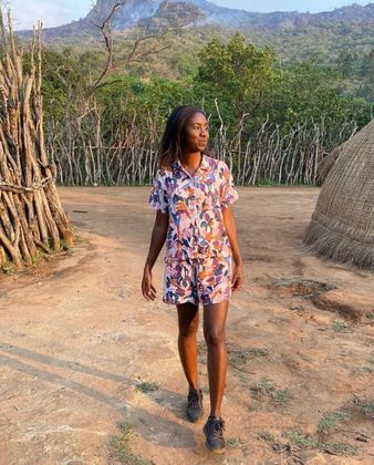 Nataly estava saindo da Republica da Guiné quando ficou sem internet e perdeu contato com a família.