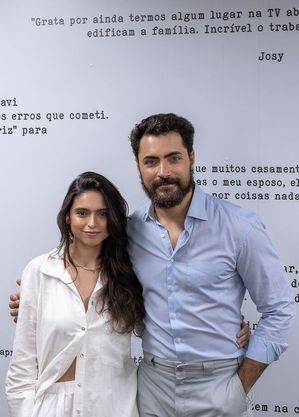 Nathalia Florentino e Carlo Porto, protagonistas de 'Rainha da Pérsia'