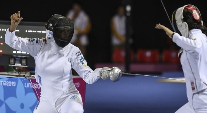 No Pan de Lima, Nathalie conquistou uma medalha de bronze para o Brasil