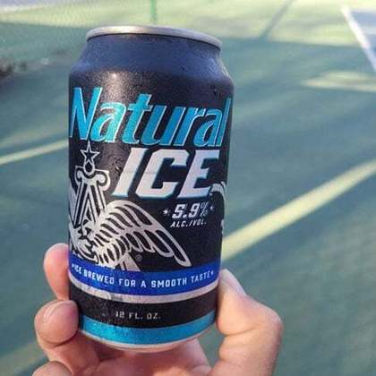 Natural Ice -  Teor alcoólico de 5,9%