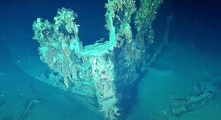 Governo da Colômbia fez imagens do navio em uma expedição de 2022