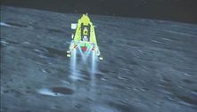 Robô indiano já está no solo e começa a explorar o polo sul da Lua