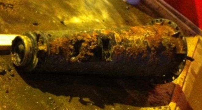 Embarcação levava cápsulas carregadas com mercúrio 