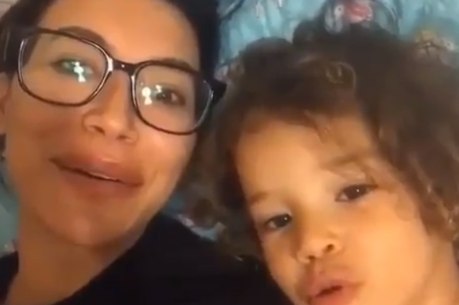 Naya Rivera aparece em vídeo com o filho
