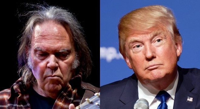 Neil Young e Donald Trump