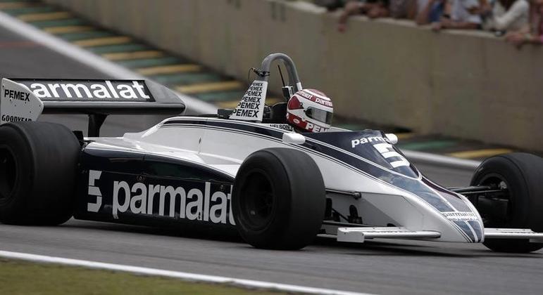Nelson Piquet foi tricampeão mundial de Fórmula 1 (1981, 1983 e 1987)