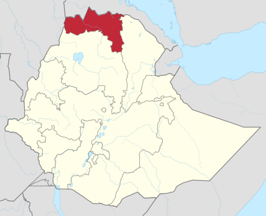 Neste 19 de setembro, a Comissão da ONU apontou possíveis crimes contra a Humanidade  em Tigré, no norte da Etiópia (em vermelho no mapa). O país é um dos locais onde combates fazem muitas vítimas.
