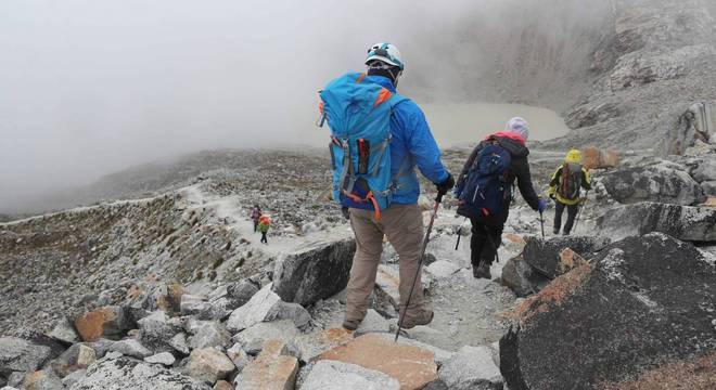 Fundação tenta sensibilizar população sobre degelo de montanha