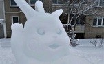 Outros personagens famosos de desenhos animados foram feitos, como o Pikachu, do Pokémon, que foi avistado numa das calçadas locais