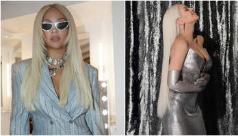 Dicas de cuidados platinar o cabelo no final do ano, assim como Beyoncé (Reprodução/Instagram/@beyonce)