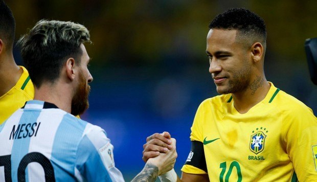 Messi e Neymar deitam, rolam e são a Eurocopa na Copa América