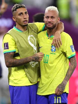 Neymar, depois da eliminação doBrasil contra a Croácia, nas quartas de final