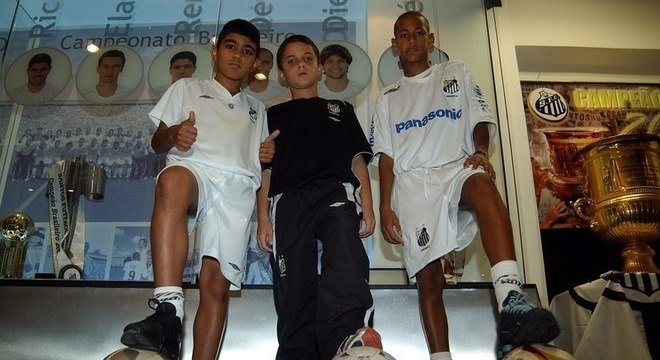 Gabigol, Chera e Neymar. Santos é uma fábrica de jogadores mimados