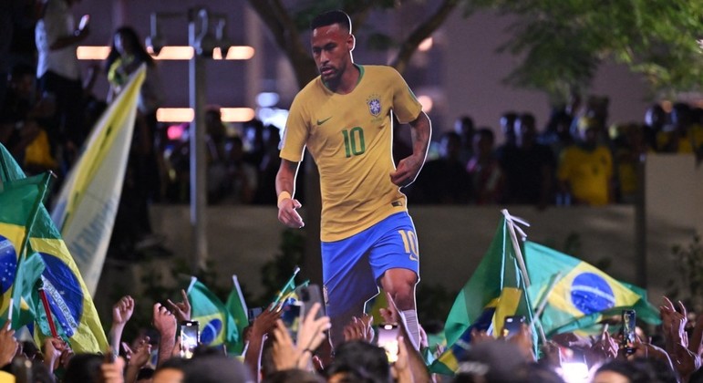 Neymar é o atleta brasileiro mais celebrado na Copa do Mundo do Catar