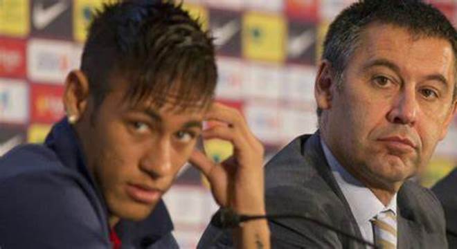 Presidente do Barcelona, Bartomeu, queria que Neymar assumisse desejar voltar