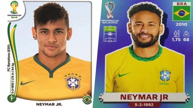 Neymar (atacante – Brasil). Primeira aparição: 2014