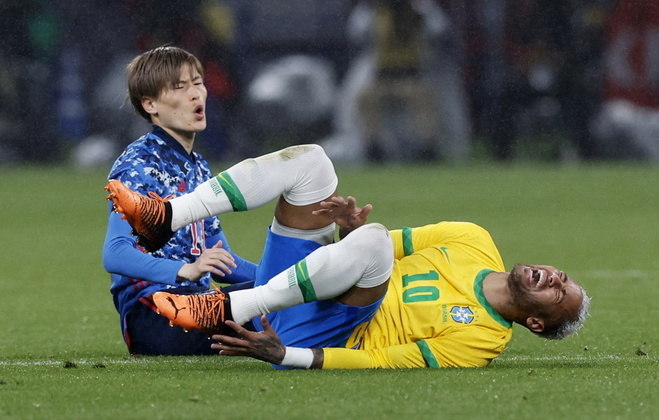 Neymar, Brasil x Japão, amistoso 2022