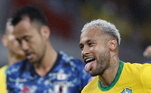 Neymar, Brasil x Japão, amistoso 2022