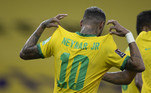 Neymar, Brasil x Peru, Eliminatórias 2022,