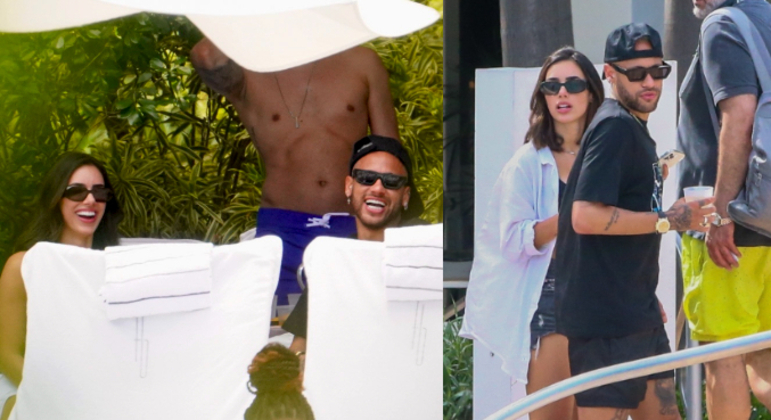 Neymar e Bruna Biancardi assumiram o namoro neste ano