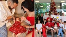 Bruna Biancardi e Neymar se reúnem para comemorar Natal com a filha