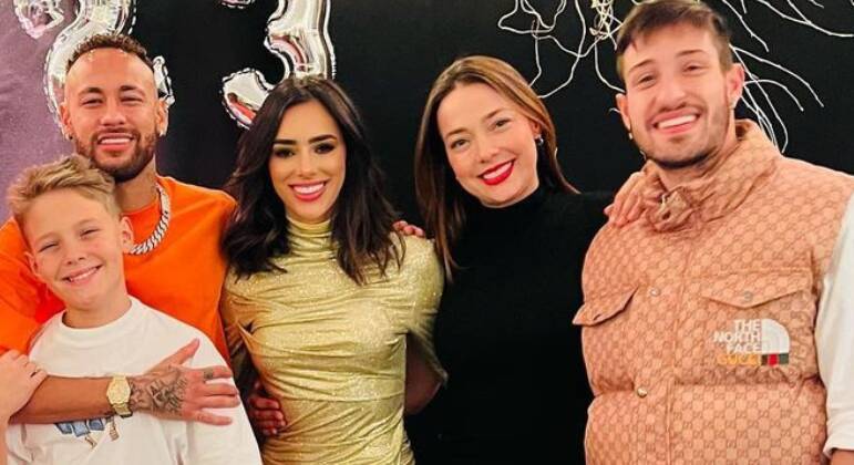 Neymar, Bruna Biancardi, Carol Dantas e Vinicius Martinez