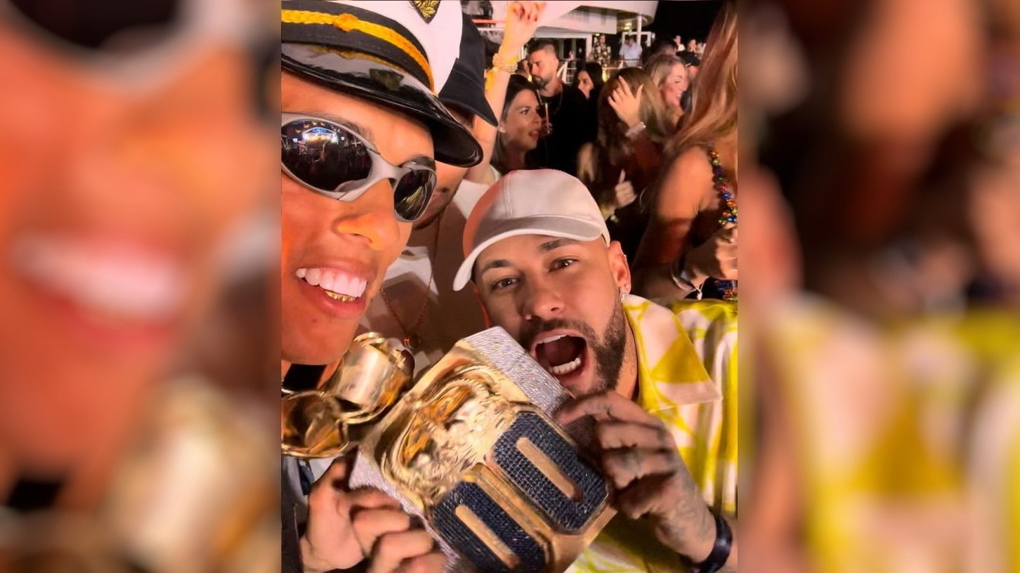 Neymar recebe cordão de ouro avaliado em R$ 2 milhões de influenciador ...