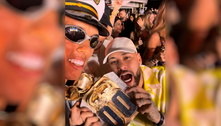 Neymar recebe cordão de ouro avaliado em R$ 2 milhões de influenciador; veja 