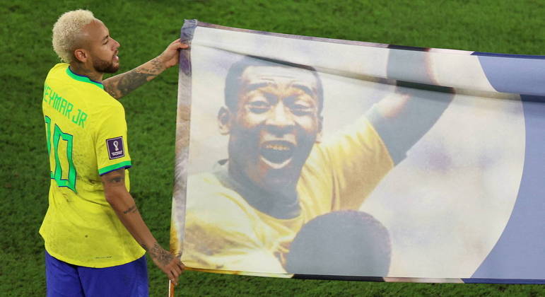 Neymar está perto de igualar marca histórica de Pelé
