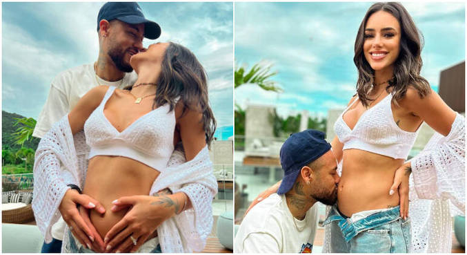 Neymar e a namorada, Bruna Biancardi, estão grávidos