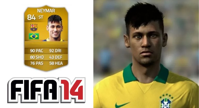 Fifa 23': veja a evolução de Neymar em um dos games de futebol