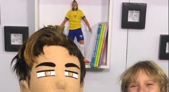 neymar filho boneco