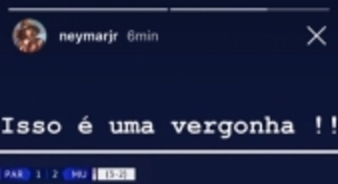 Post de Neymar no Instagram após a eliminação 