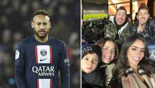 Ex-namorada de Neymar, Bruna Biancardi assiste a jogo do craque em Paris