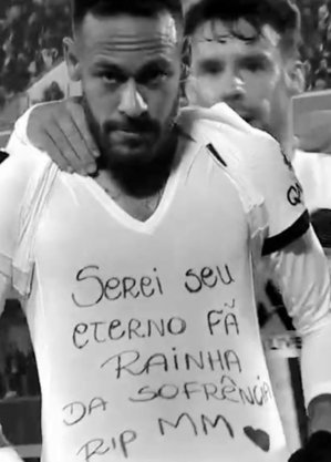 Neymar homenageou Marília