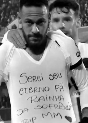 Neymar homenageou Marília