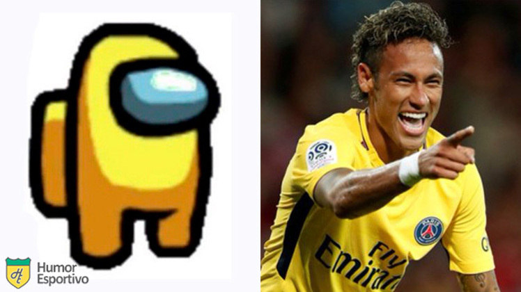Neymar no Among US: tripulante amarelo