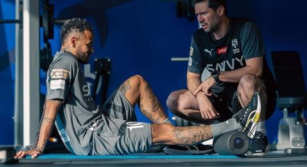 Neymar segue tratamento de lesão na academia do CT do Al-Hilal; confira -  Gazeta Esportiva