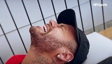 Com gritos de dor, Neymar mostra tratamento de recuperação do joelho; assista