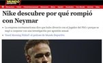 O 'Mundo Deportivo', da Catalunha, acompanha o caso com atenção, até pelo fato de Neymar ter jogado no Barcelona