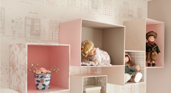 Nichos para quarto de bebê