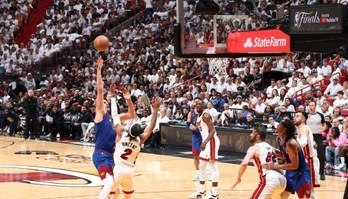 Denver Nuggets vence Miami Heat jogo 3 das finais da NBA (Nathaniel S. Butler/Getty Images/AFP)