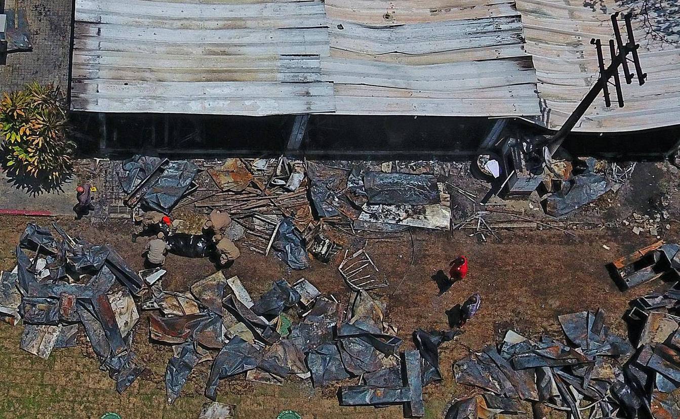 Incêndio no Ninho do Urubu matou dez jovens há um ano (Fabio Mota/Estadão Conteúdo)