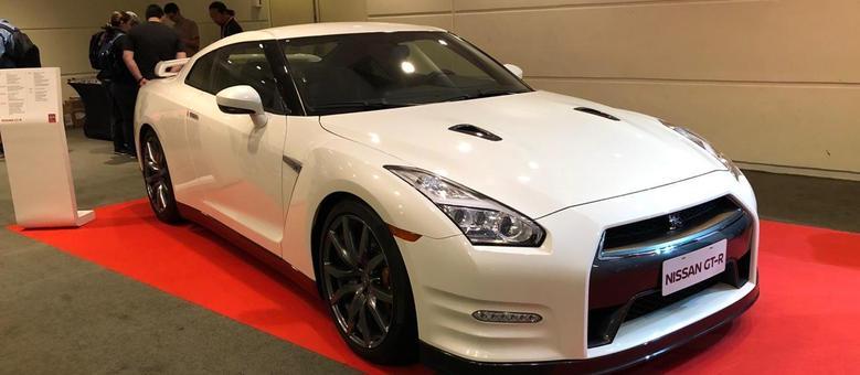 Nissan GT-R no estande da Nissan no Salão Die Cast