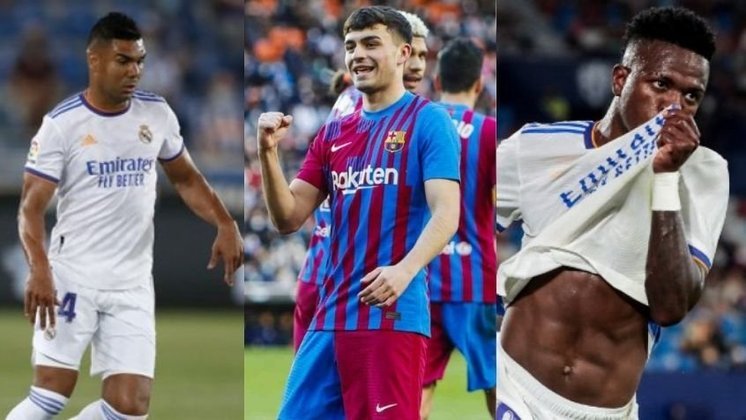 Neste domingo (20), Real Madrid e Barcelona se enfrentam pelo Campeonato Espanhol. O confronto reúne diversos craques do futebol mundial e promete ser um jogão. Nesta galeria, confira quais são os atletas mais valiosos do 'El Clásico', segundo dados do site transfermarkt Neste domingo (20), Real Madrid e Barcelona se enfrentam pelo Campeonato Espanhol. O confronto reúne diversos craques do futebol mundial e promete ser um jogão. Nesta galeria, confira quais são os atletas mais valiosos do 'El Clásico', segundo dados do site transfermarkt