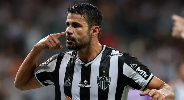 5° lugar: Diego Costa (atacante - 33 anos - Atlético-MG): queda de 5 milhões de euros (R$ 32,3 milhões) / valor de mercado atual: 5 milhões de euros (R$ 32,3 milhões)