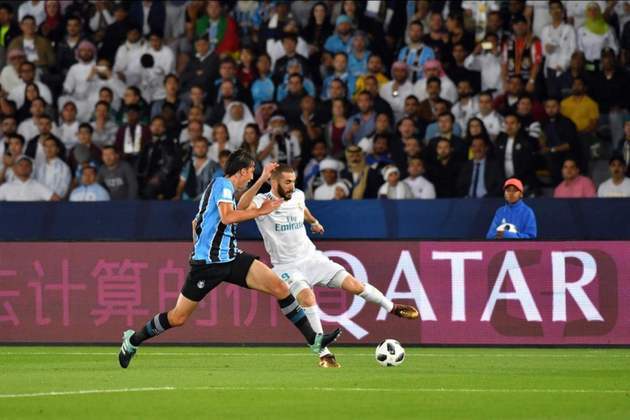 No retorno do Grêmio ao Mundial, o Imortal sofreu gol de falta de Cristiano Ronaldo e não conseguiu reagir contra uma grande equipe merengue, não assustando os espanhóis ao longo de toda a final.