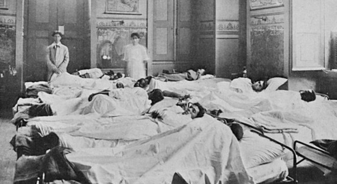 No Rio de Janeiro, onde o Demerara atracou no dia 15 de setembro de 1918, faltaram leitos para atender a tantos doentes e coveiros para sepultar tantos cadáveres